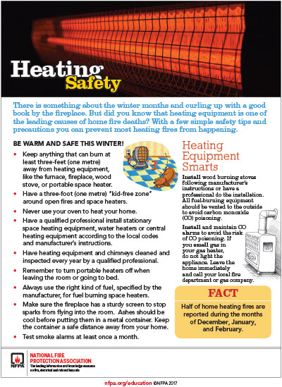 Heating Safety, 114KB PDF